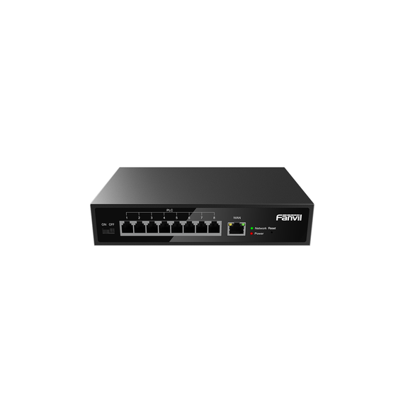 FANVIL PN8 PN8 Switch PoE de 2 Hilos para telefonos Fanvil X303-2  8 puertos RJ11