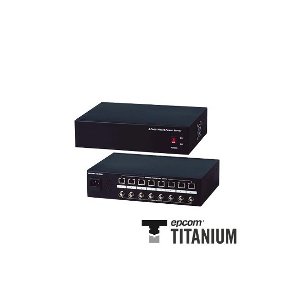 EPCOM TITANIUM TT108PVR TT-108-PVR (ANALÓGICO)Video + poder: 300 m receptor de video