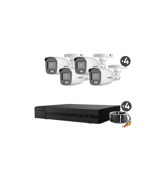 EPCOM PROFESSIONAL B8KITCVA B8-KIT-CV/A Kit TurboHD 1080p / DVR 4 Canales / 4 Cámaras