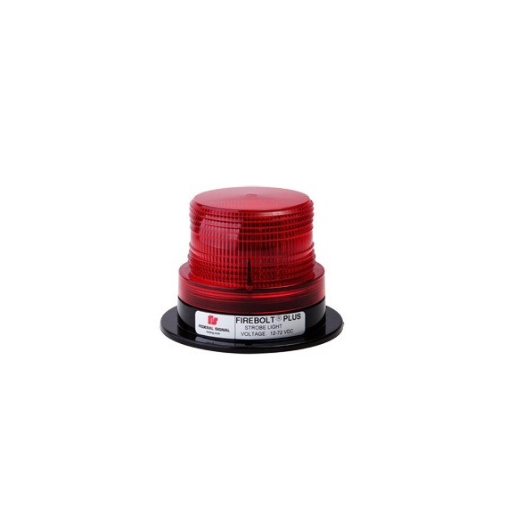 FEDERAL SIGNAL 22020004 220-200-04 Estrobo rojo FireBolt Plus con tubo de reemplazo 1