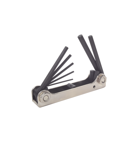 Syscom 146120 146120 Juego de 7 Allen Keys 1.5/2/2.5/3/4/5 Y 6 MM