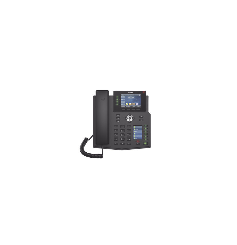 FANVIL X5U X5U Teléfono IP Empresarial con Estándares Europeos 16 líneas SIP con pant FANVIL X5U X5U Teléfono IP Empresarial con Estándares Europeos 16 líneas SIP con pant