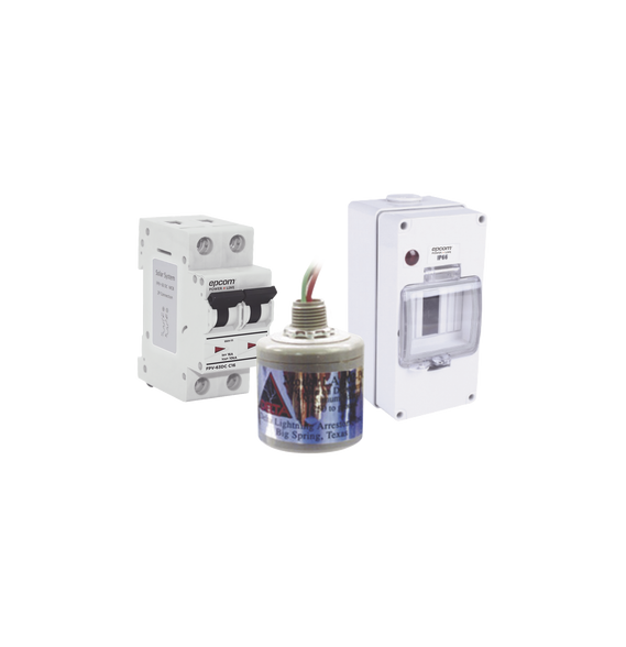 EPCOM POWERLINE PL16ACD PL16ACD Kit de Centro de Carga Para Corriente Directa Breaker