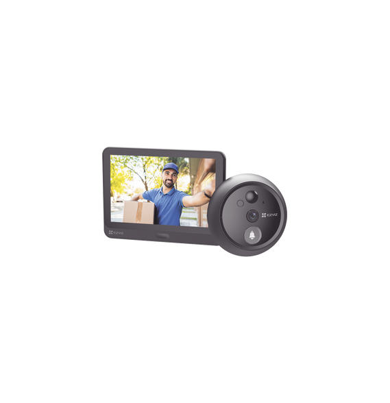 EZVIZ CSHP4 CS-HP4 Videoportero Con Mirilla y Pantalla Wi-Fi de Batería Recargable /