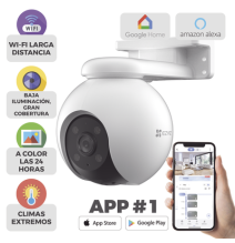 EZVIZ CSH83K CS-H8-3K PT WiFi / (3K) 5MP / Visión 360  / Detección humana / Detección