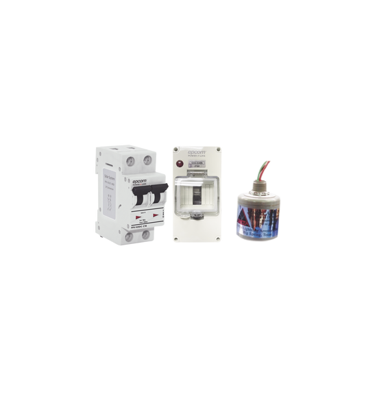 EPCOM POWERLINE PL63ACD PL63ACD Kit de Centro de Carga Para Corriente Directa Breaker