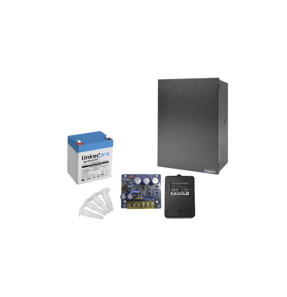 EPCOM POWERLINE KIT16B3LK5 KIT16B3LK5 Kit con fuente PLB3 con salida de 12 Vcc a 4 Am