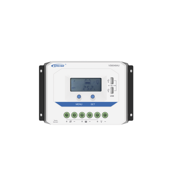 EPEVER VS6048AU VS6048AU Controlador Solar de Carga PWM 12/24V/36/48V 60 A 60 A Salid