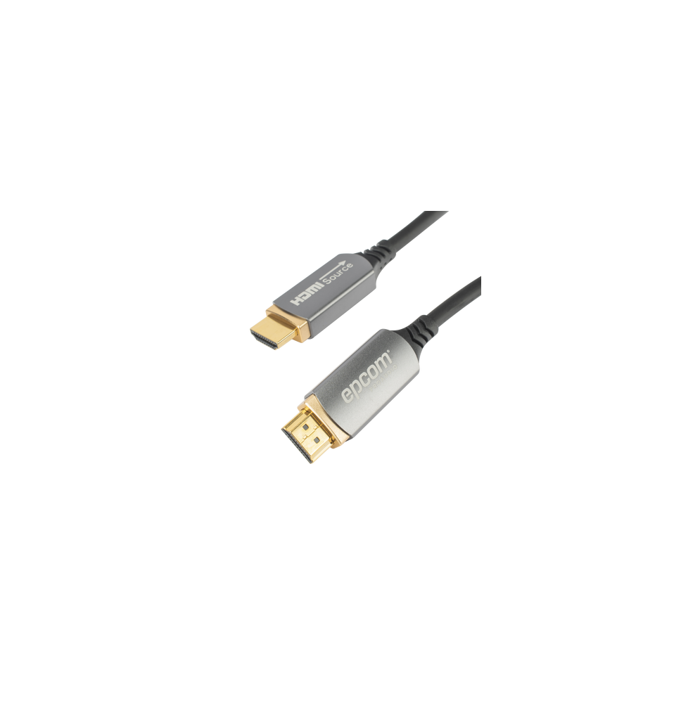 EPCOM PROAUDIO EPFOH8K15M EP-FOH-8K-15M Cable HDMI de Fibra Óptica de 15m | Alta Defi