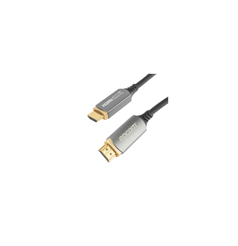 EPCOM PROAUDIO EPFOH8K10M EP-FOH-8K-10M Cable HDMI de Fibra Óptica de 10m | Alta Defi