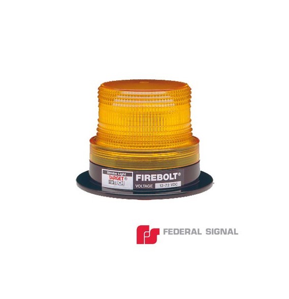 FEDERAL SIGNAL 22021002 220-210-02 Estrobo FIREBOLT PLUS color ámbar resistente al im