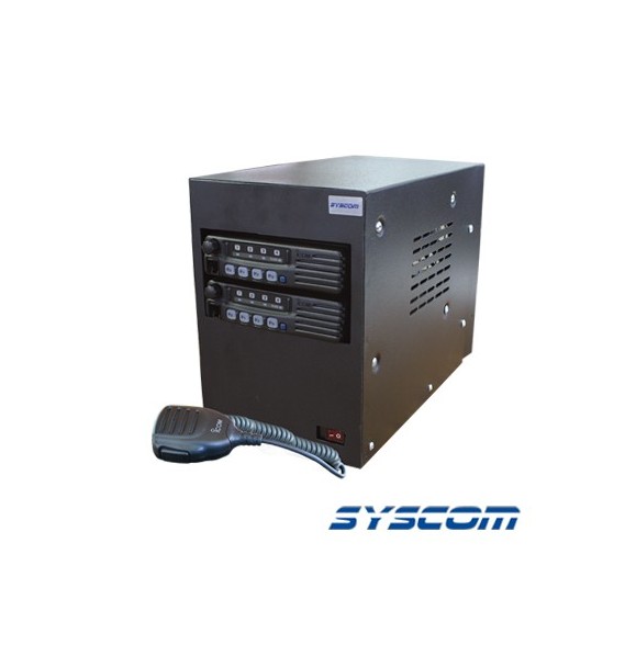 Syscom SIR221SM SIR-221SM Repetidor Compacto con Radios ICF-221SM Señalización MDC-12