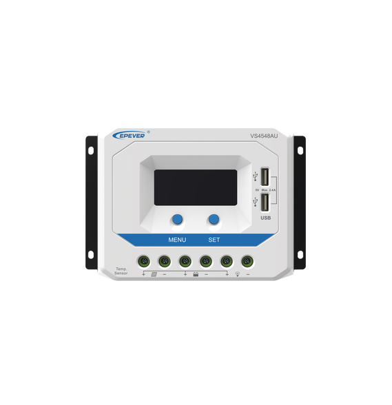 EPEVER VS4548AU VS-4548-AU Controlador Solar de Carga PWM 12/24/36/48 V 45 A Salida U