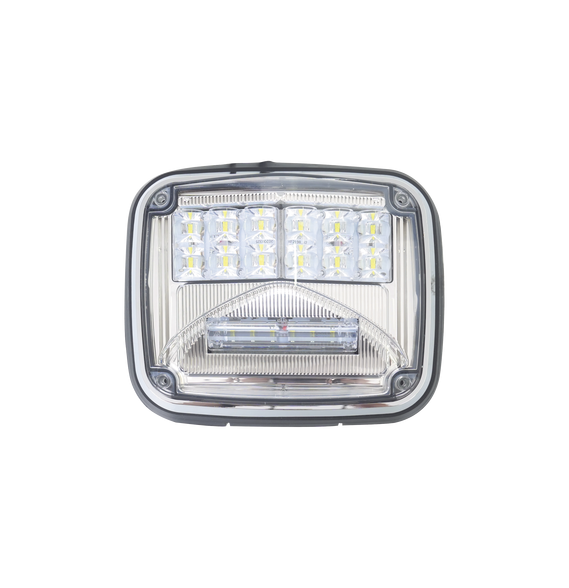 EPCOM INDUSTRIAL SIGNALING XLTE1755W XLTE1755W Luz de advertencia de 8 X 6  Color Cla