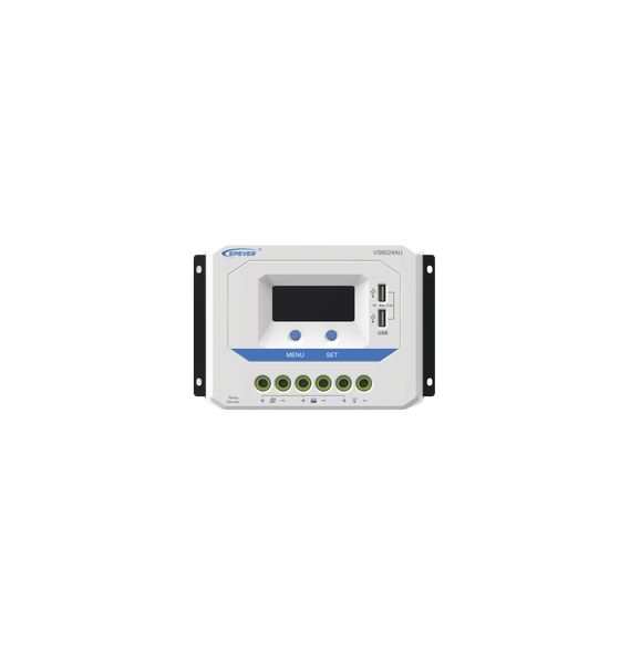 EPEVER VS6024AU VS-6024-AU Controlador Solar de Carga PWM 12/24V 60 A Salida USB con