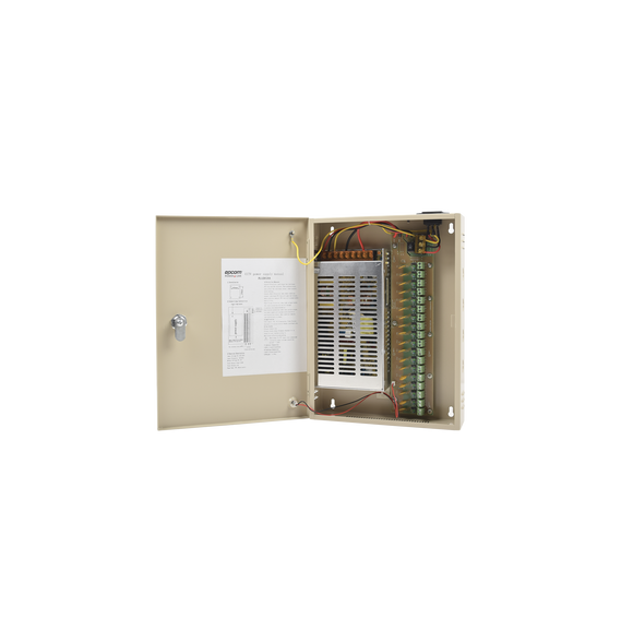 EPCOM POWERLINE PL12DC20A PL-12-DC-20A Fuente de alimentación para 12 Vcc 20 A 18 sal