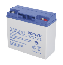 EPCOM POWERLINE PL1812 PL-18-12 Batería 12 Vcc / 18 Ah / UL / Tecnología AGM-VRLA / P