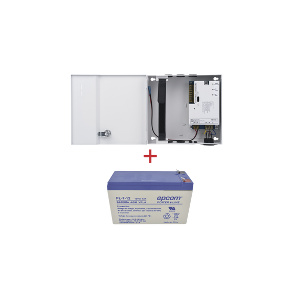 EPCOM POWERLINE PL12DC5ABKK PL12DC5ABK/K Kit / Fuente PL12DC5ABK + Batería incluída P