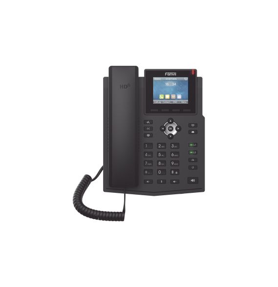 FANVIL X3SG X3SG Teléfono IP empresarial para 4 líneas SIP con pantalla LCD de 2.8 pu