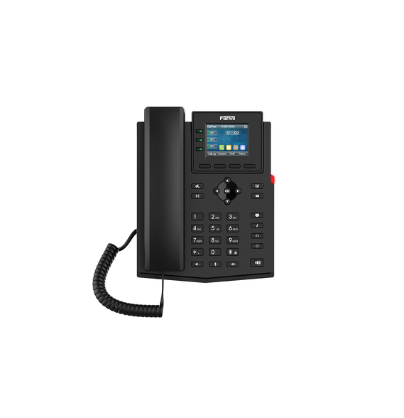 FANVIL X3022W X302-2W Teléfono 2 Hilos para switch PN8 y PN24 /empresarial para 4 lín