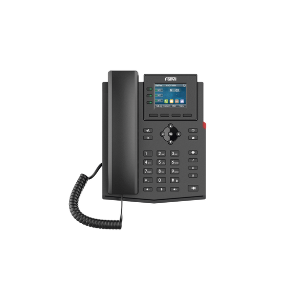 FANVIL X303W X303W Teléfono IP Wi-Fi empresarial para 4 líneas SIP con pantalla LCD d