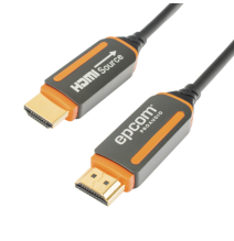 EPCOM PROAUDIO EPFOH4K20M EP-FOH-4K-20M Cable HDMI de Fibra Óptica de 20m | Alta Defi