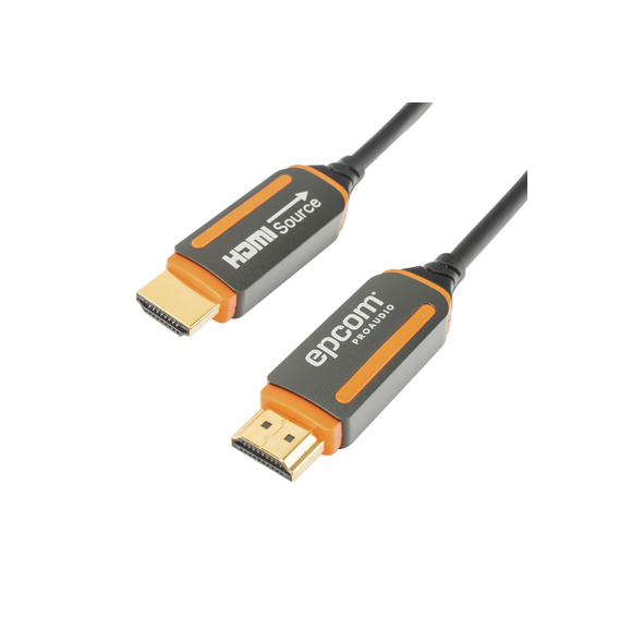 EPCOM PROAUDIO EPFOH4K20M EP-FOH-4K-20M Cable HDMI de Fibra Óptica de 20m | Alta Defi