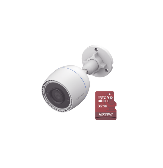 EZVIZ CSC3TNKM CS-C3TN/KM Kit de Camara WiFi y Memoria MicroSD Incluye 1 Pieza CS-C3T