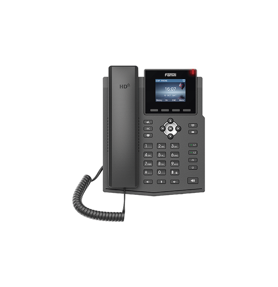 FANVIL X3SPV2 X3SP-V2 Teléfono IP empresarial para 4 líneas SIP con pantalla LCD de 2