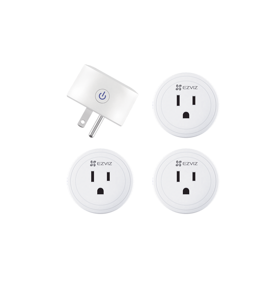 EZVIZ T30K4 T30/K4 Kit de Enchufe Inteligente / Incluye 4 piezas / Wi-Fi / Control a