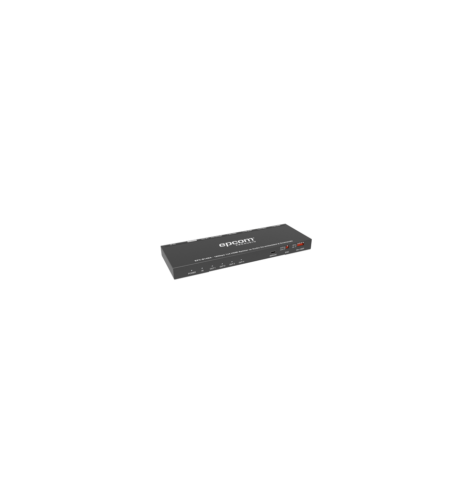 EPCOM PROAUDIO EPCB14SA EPC-B14SA Splitter HDMI 1x4 | 4K@60Hz | Extractor de Audio |