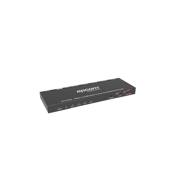 EPCOM PROAUDIO EPCB14SA EPC-B14SA Splitter HDMI 1x4 | 4K@60Hz | Extractor de Audio |