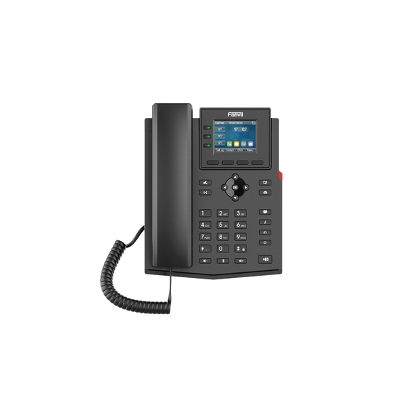 FANVIL X303P X303P Teléfono IP empresarial para 4 líneas SIP con pantalla LCD de 2.4