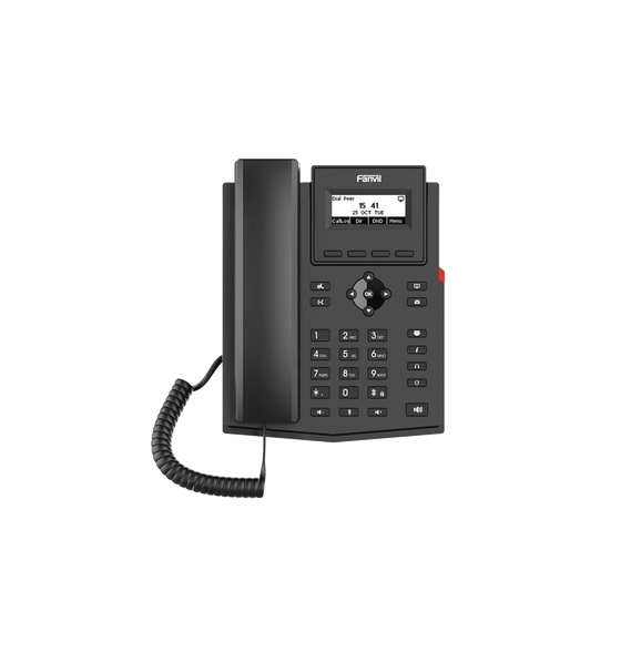 FANVIL X301P X301P Teléfono IP empresarial para 2 lineas SIP con pantalla LCD Códec O