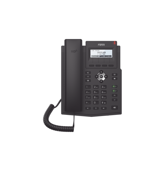 FANVIL X1SP X1SP Teléfono IP empresarial para 2 lineas SIP con pantalla LCD Códec Opu