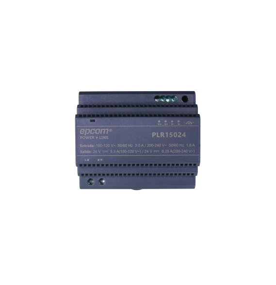 EPCOM POWERLINE PLR15024 PLR-150-24 Fuente de alimentación de 12 Vcc/ 10.2 Amperes /
