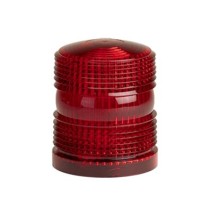 FEDERAL SIGNAL 46250004 462-500-04 Domo de reemplazo para estrobo renegade color rojo