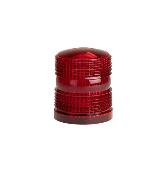 FEDERAL SIGNAL 46250004 462-500-04 Domo de reemplazo para estrobo renegade color rojo