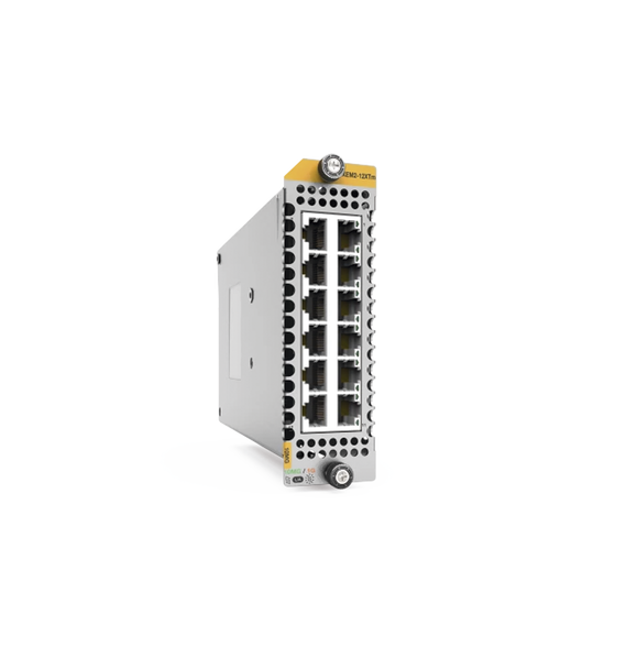 ALLIED TELESIS ATXEM212XTM AT-XEM2-12XTM Módulo de 12 puertos 1G/2.5G/5G/10G (RJ45)
