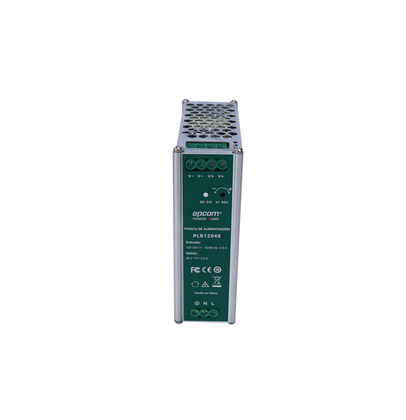 EPCOM POWERLINE PLR12048 PLR-120-48 Adaptador de 5 Vcc / 0.6 A / 3 W