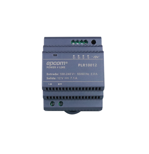 EPCOM POWERLINE PLR10012 PLR-100-12 Fuente de alimentación de 12 Vcc / 7.1 A / 85.2 W