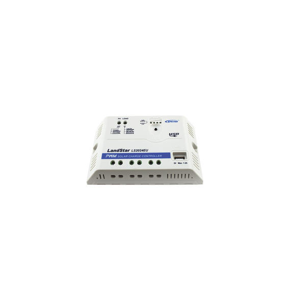 EPEVER LS2024EU LS-2024-EU Controlador Solar PWM 12/24 V 20 A Salida USB