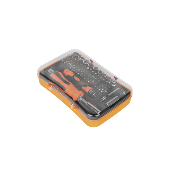 EPCOM POWERLINE EP8031 EP-8031 Juego de Puntas y Accesorios con 65 piezas. Doble Mane