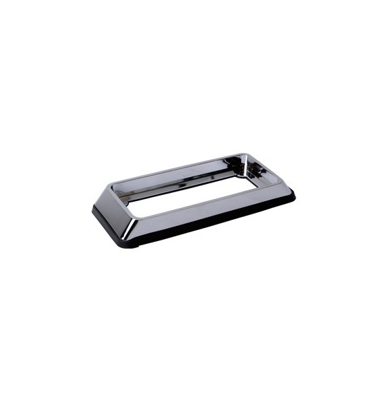 FEDERAL SIGNAL QL73MC QL-73-MC Bisel Cromado con empaque para Luces Quadraflare 7x3