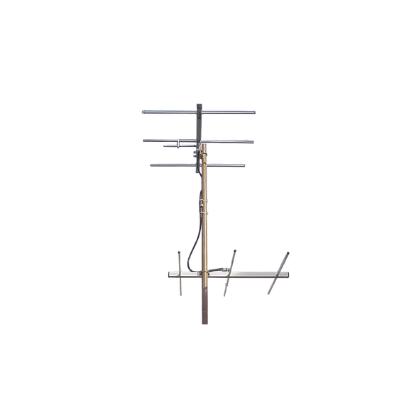 Syscom AO3TV13 AO3TV/13 Juego de 2 Antenas Bi-direccionales de 3 elementos para TV 3