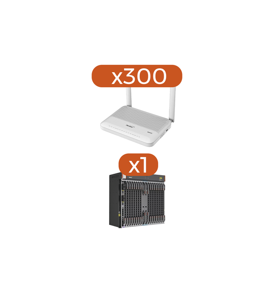 FIBERHOME AN1744FKIT AN1744F-KIT Kit 300 ONU´s HG6144F + 1 OLT AN6000-17