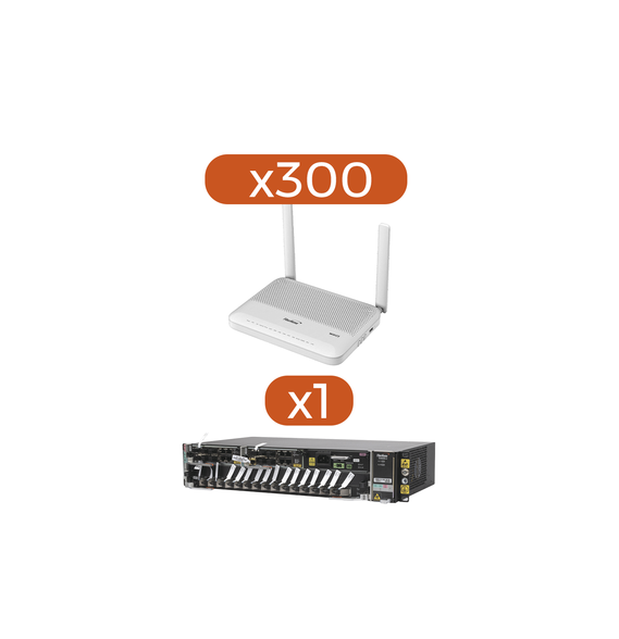 FIBERHOME AN0244FKIT AN0244F-KIT Kit 300 ONU´s HG6144F + 1 OLT AN60002-AC