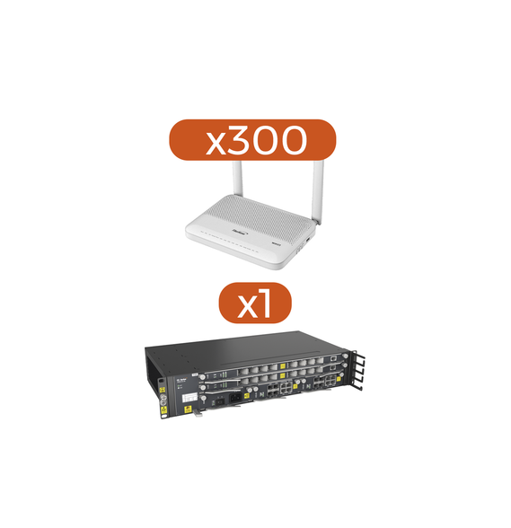 FIBERHOME AN5544FKIT AN5544F-KIT Kit 300 ONU´s HG6144F + 1 OLT AN5516-04-AC
