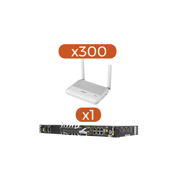 FIBERHOME AN1644FKIT AN1644F-KIT Kit 300 ONU´s HG6144F + 1 OLT AN6001G16-AC