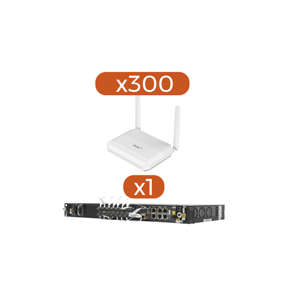 FIBERHOME AN1645FKIT AN1645F-KIT Kit 300 ONU´s HG6145F + 1 OLT AN6001G16-AC